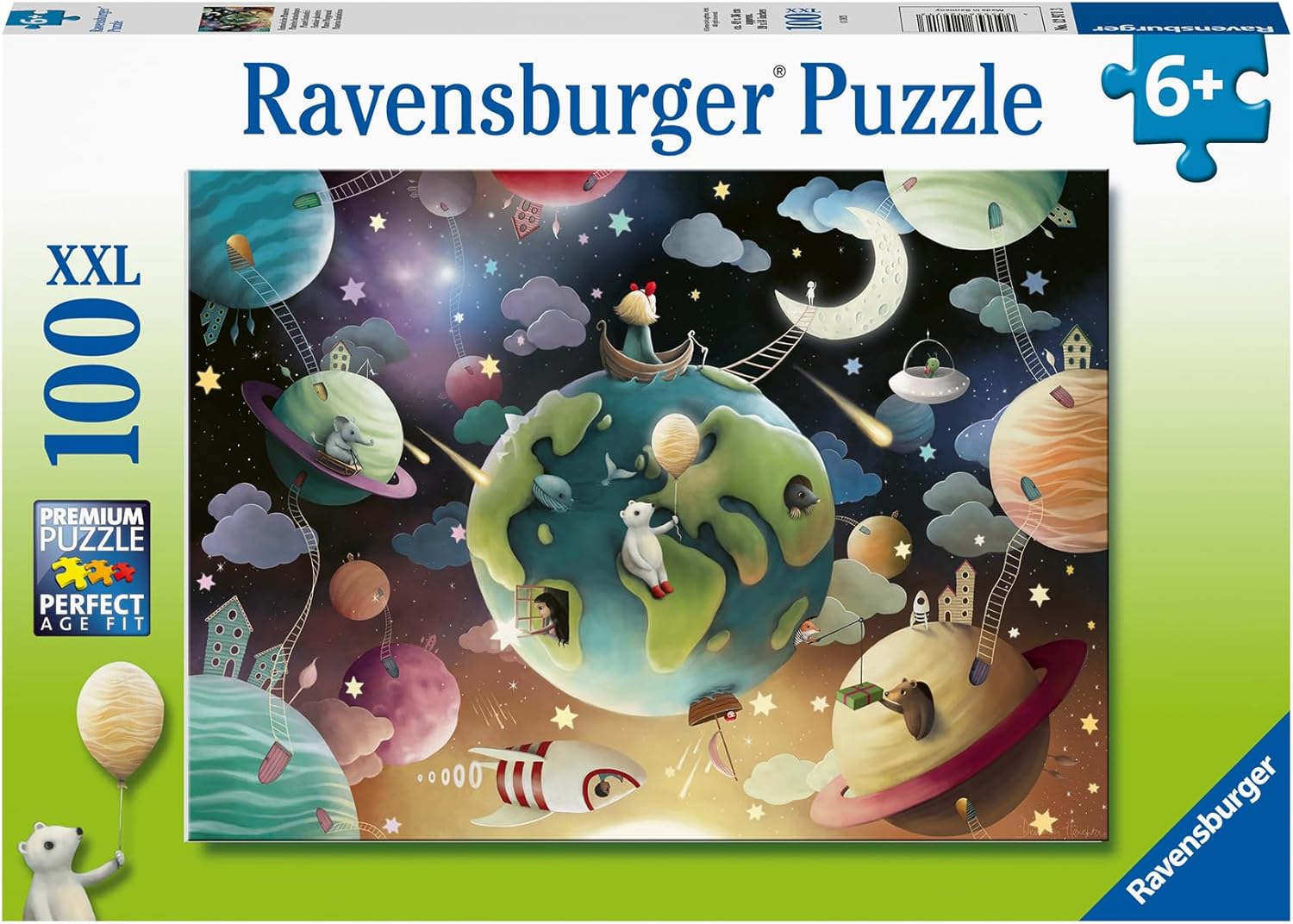 Bolygó Játszótér Ravensburger 100 darabos kirakó puzzle (RA - 12971 4005556129713) - puzzlegarden