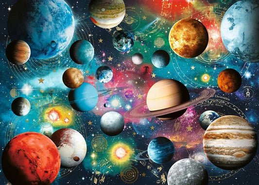 Bolygók - XXL Ravensburger 500 darabos kirakó puzzle (RA - 17468) - puzzlegarden