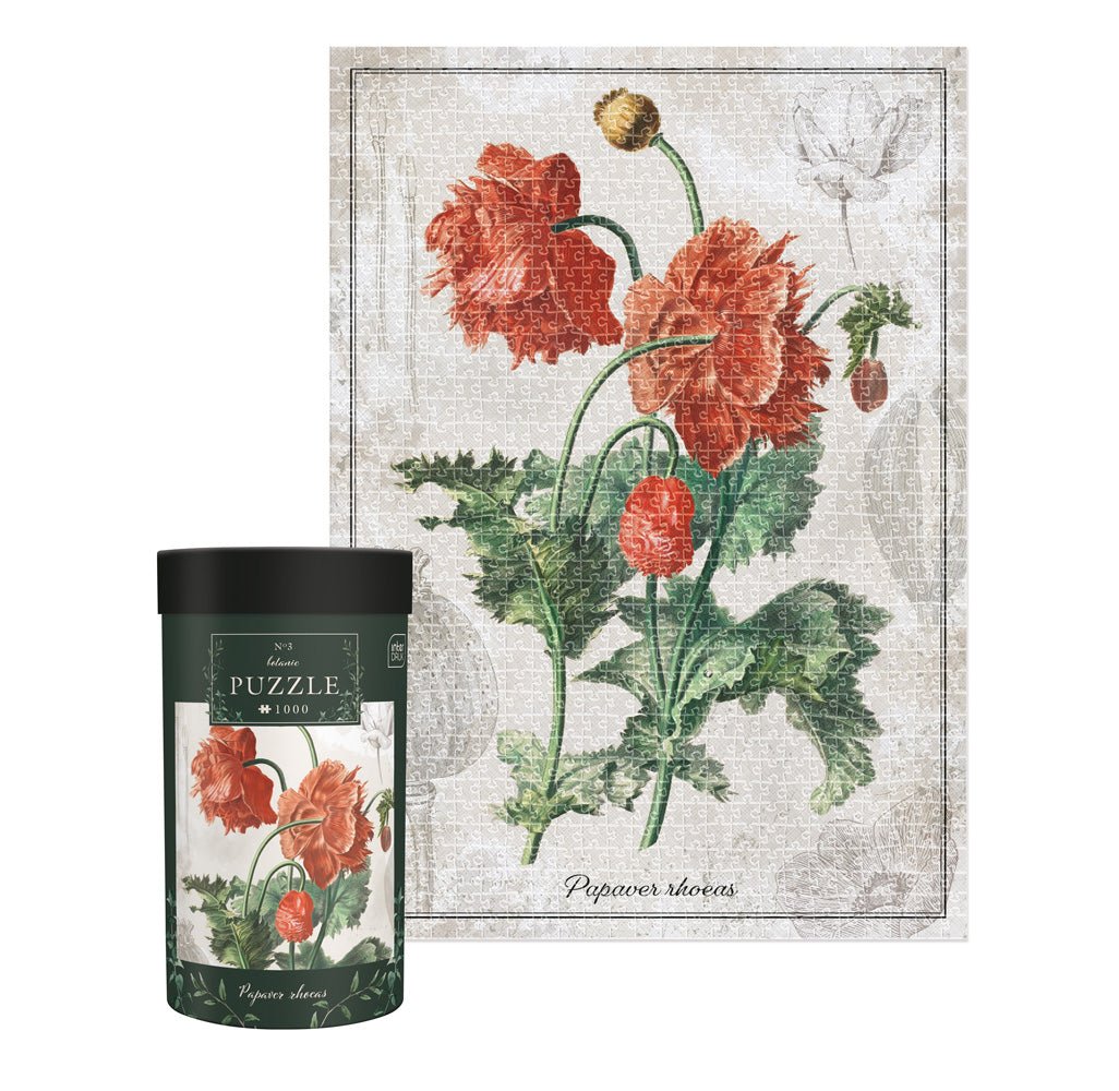 Botanika – Pipacs Interdruk 1000 darabos kirakó puzzle (ID-PUZ1000BPOP) - puzzlegarden