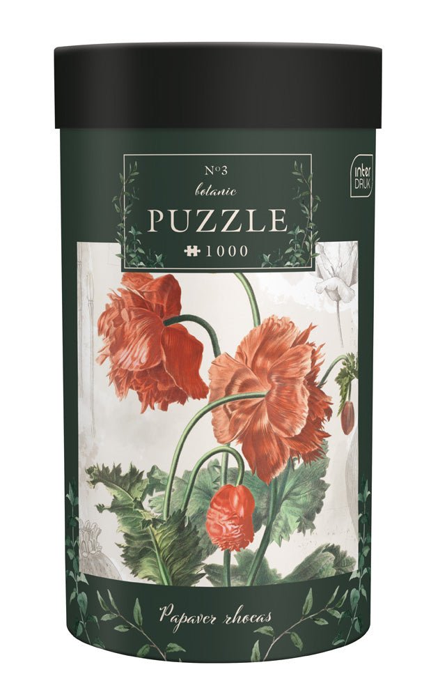 Botanika – Pipacs Interdruk 1000 darabos kirakó puzzle (ID-PUZ1000BPOP) - puzzlegarden