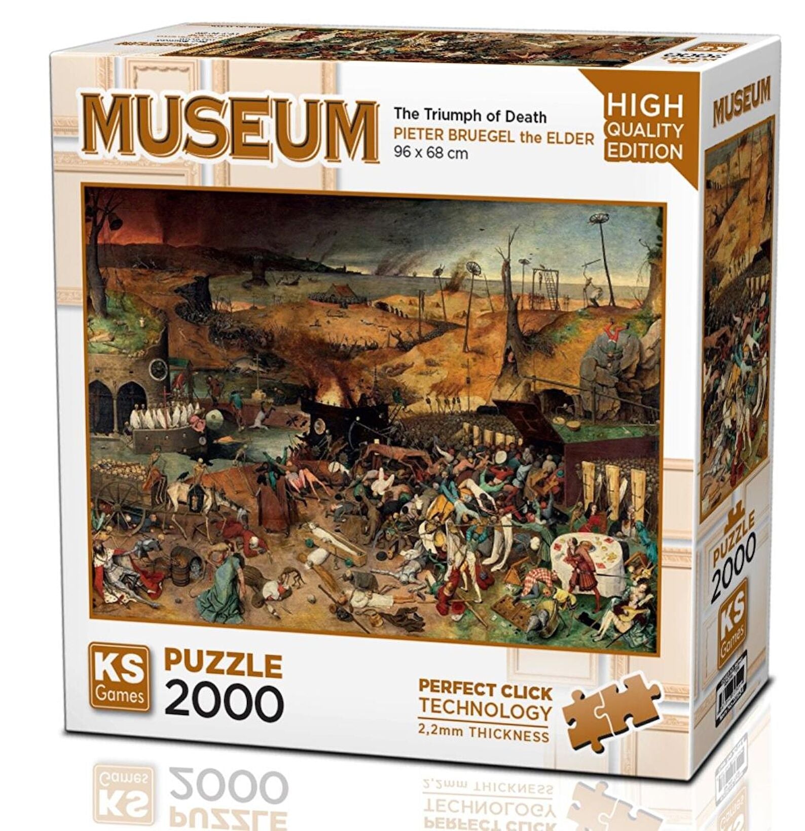 Bruegel - A halál diadala KS Games 2000 darabos kirakó puzzle (KS - 22524 8681842225244) - puzzlegarden