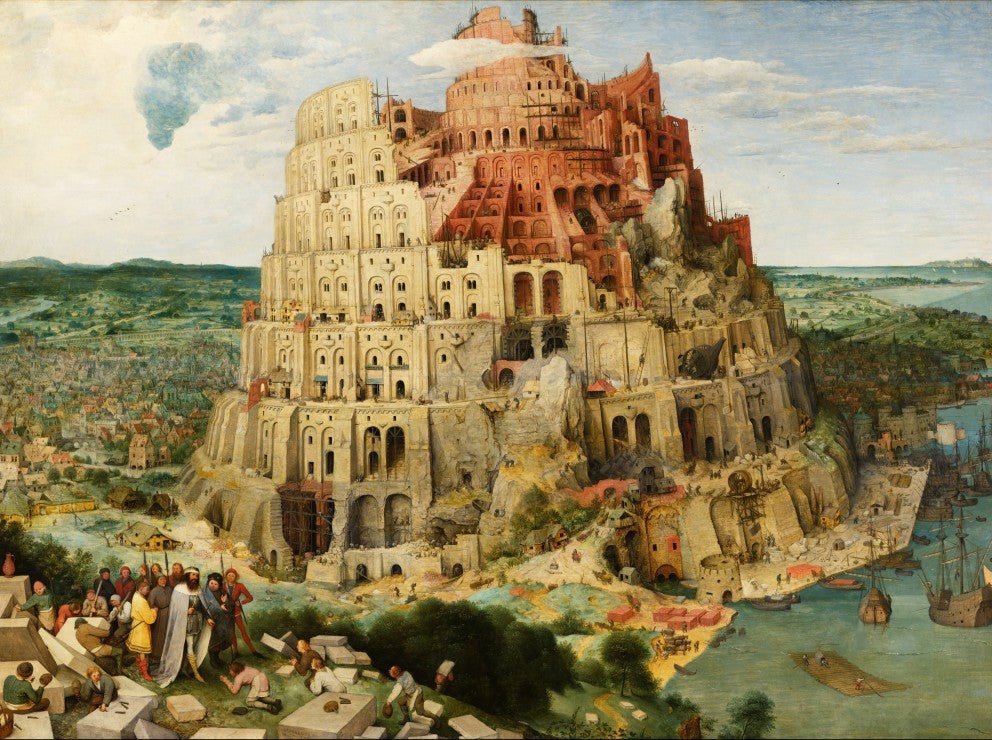 Bruegel - Bábel tornya, 1563 Grafika 2000 darabos kirakó puzzle (GR-30058) - puzzlegarden