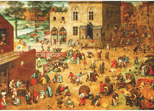 Bruegel - Gyermekjátékok Eurographics 1000 darabos kirakó puzzle (EUR-6000-6037) - puzzlegarden