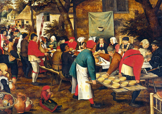 Brueghel - Parasztlakodalom, 1630 Grafika 2000 darabos kirakó puzzle (GR-30003) - puzzlegarden