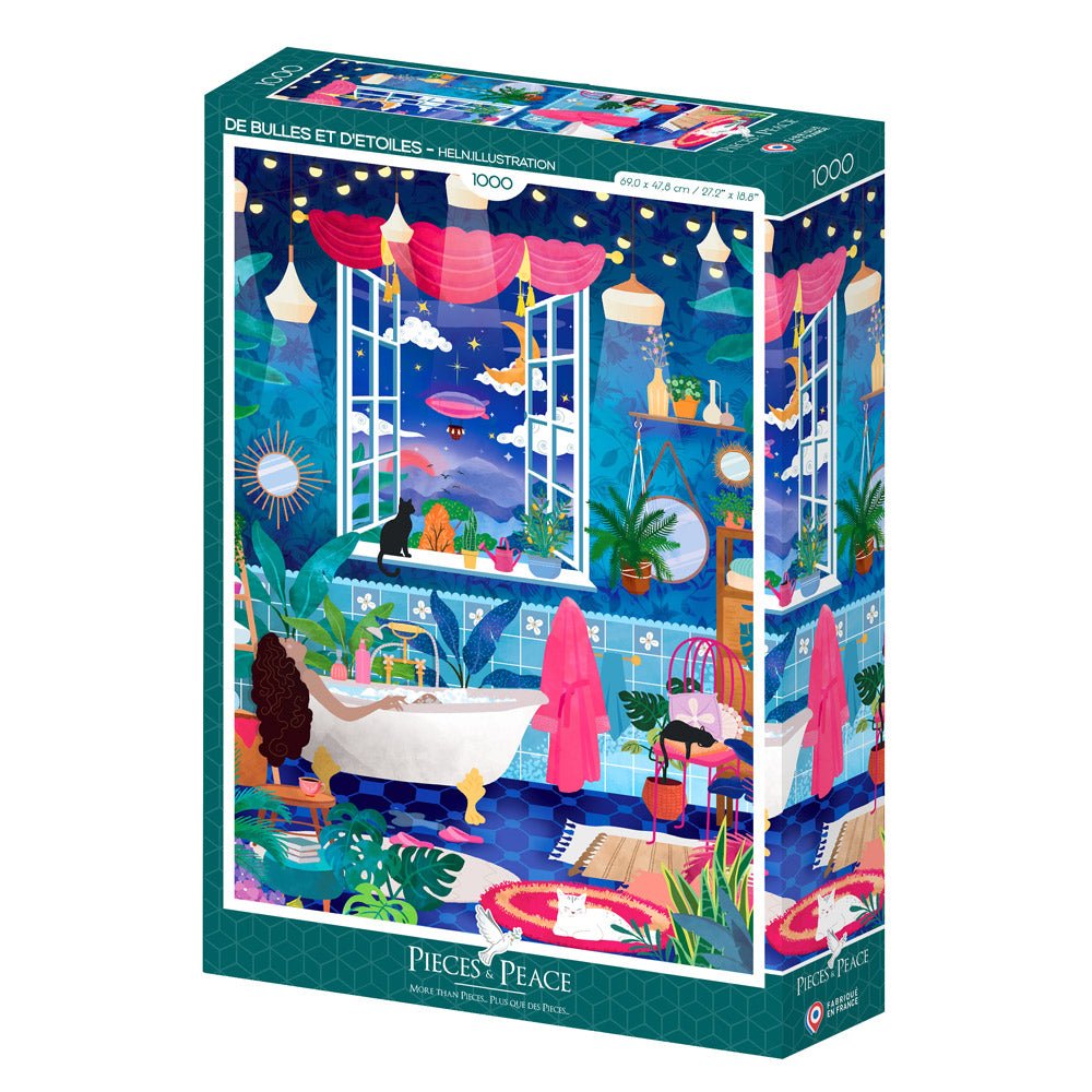 Buborékok és csillagok Pieces & Peace 1000 darabos kirakó puzzle (PaP-00287) - puzzlegarden