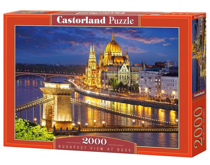 Budapest alkonyatkor Castorland 2000 darabos kirakó puzzle (C-200405 5904438200405) - puzzlegarden