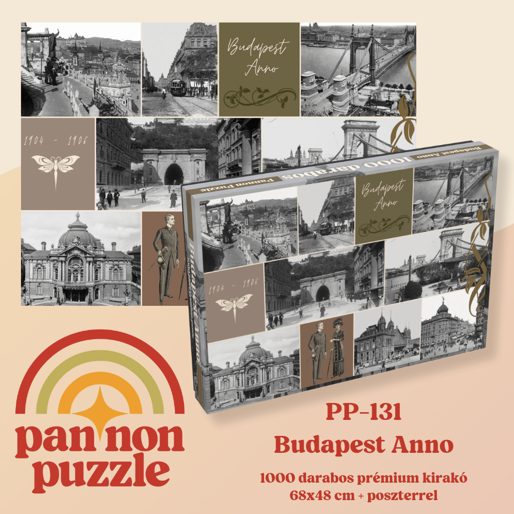 Budapest Anno Pannon Puzzle 1000 darabos kirakó puzzle (PP - 131 5999575760059) - puzzlegarden