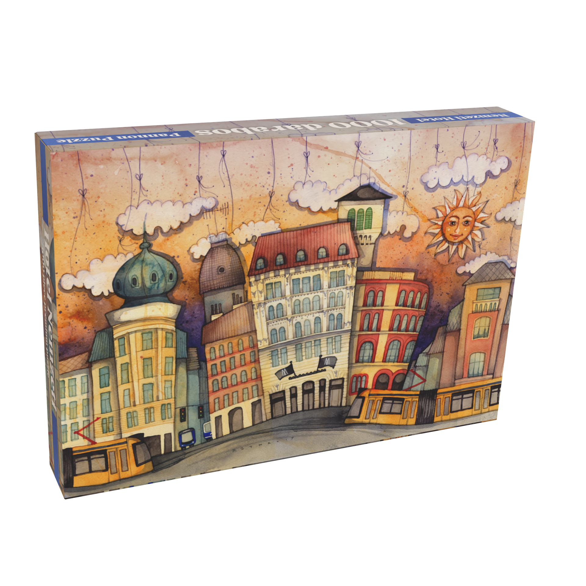Budapest - Nemzeti Hotel Pannon Puzzle 1000 darabos kirakó puzzle (PP-193) - puzzlegarden