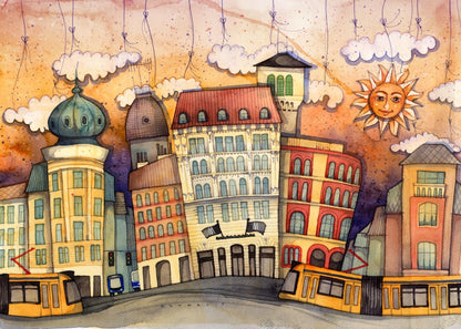 Budapest - Nemzeti Hotel Pannon Puzzle 1000 darabos kirakó puzzle (PP-193) - puzzlegarden