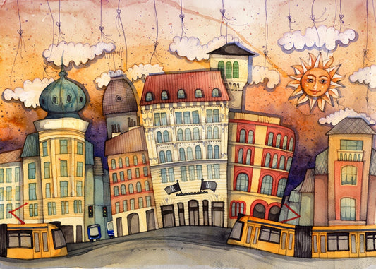 Budapest - Nemzeti Hotel Pannon Puzzle 1000 darabos kirakó puzzle (PP-193) - puzzlegarden
