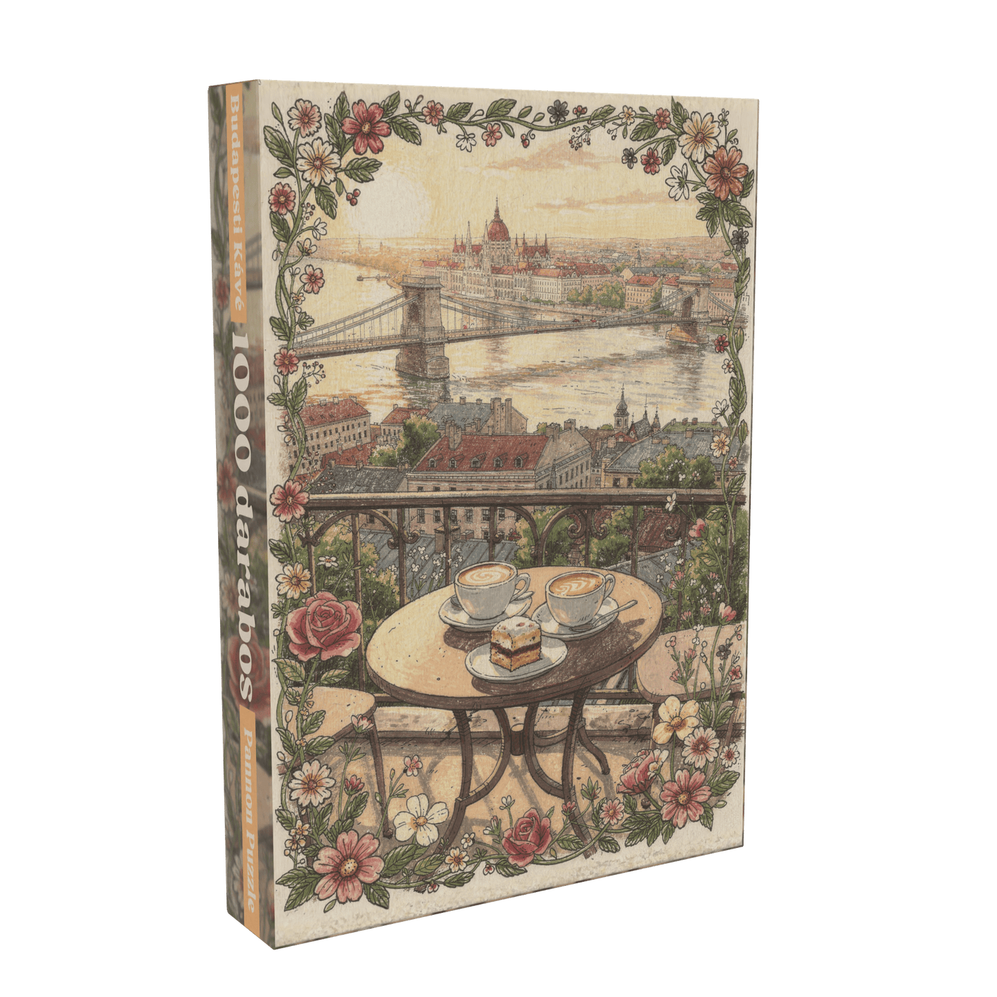 Budapesti Kávé Pannon Puzzle 1000 darabos kirakó puzzle (PP-125) - puzzlegarden