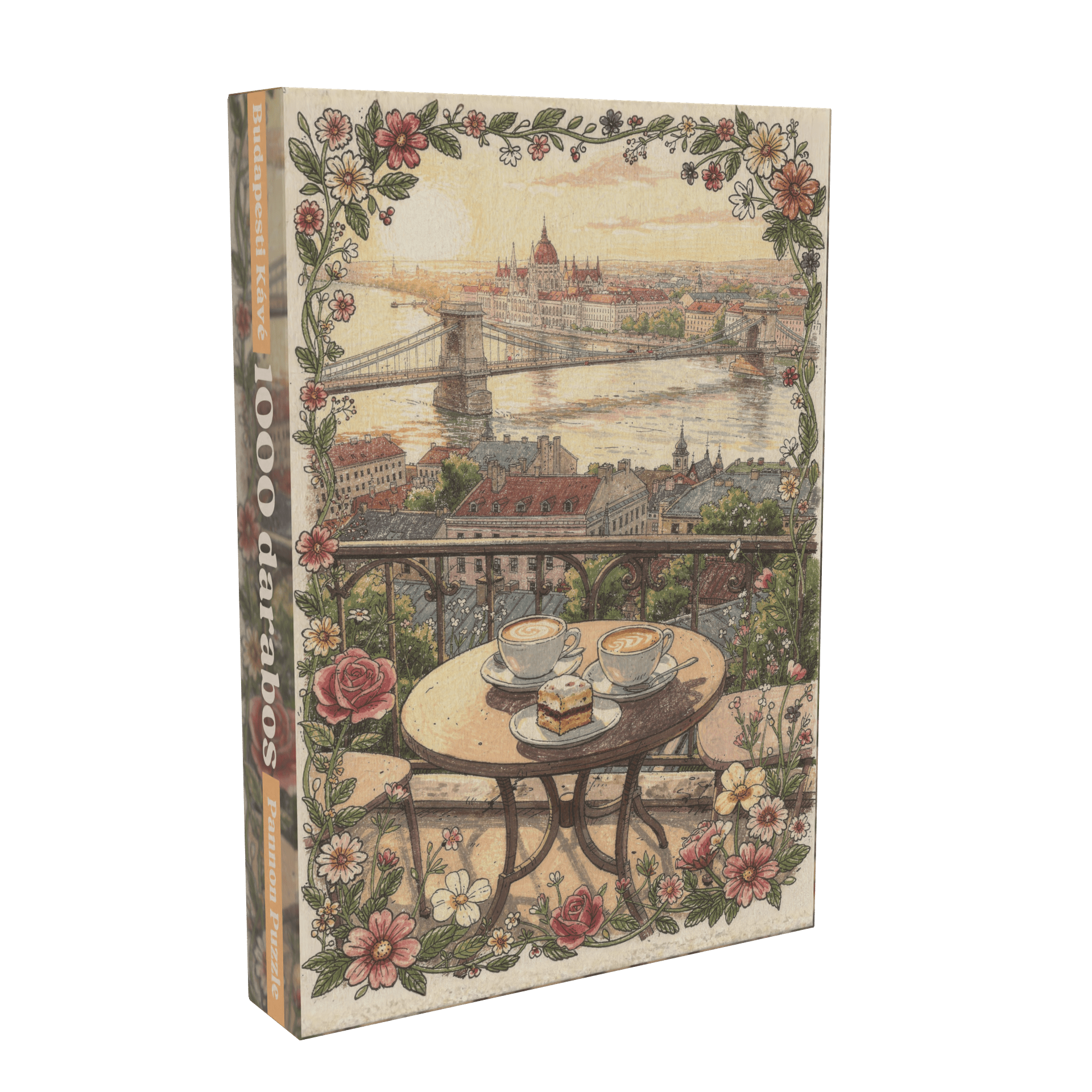 Budapesti Kávé Pannon Puzzle 1000 darabos kirakó puzzle (PP-125) - puzzlegarden