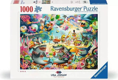 Cápa buli Ravensburger 1000 darabos kirakó puzzle (RA-12001602) - puzzlegarden