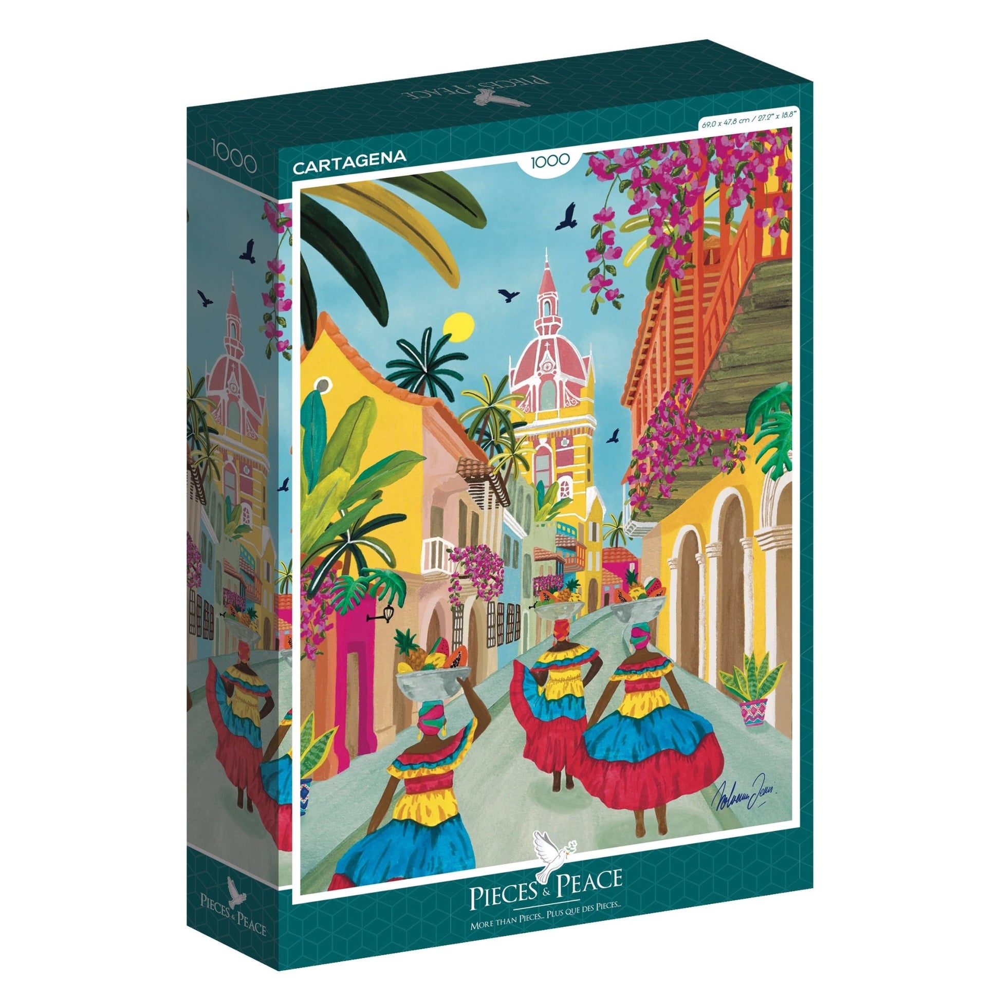 Cartagena Pieces & Peace 1000 darabos kirakó puzzle (PaP - 0007 3770001400075) - puzzlegarden