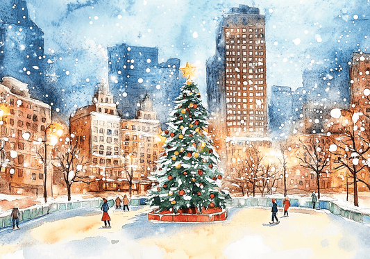 Central Park – Téli csodaország Trefl 1000 darabos kirakó puzzle (TR-99277) - puzzlegarden