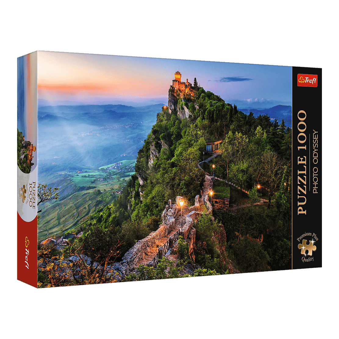 Cesta Torony, San Marino Trefl 1000 darabos kirakó puzzle (TR-10822) - puzzlegarden