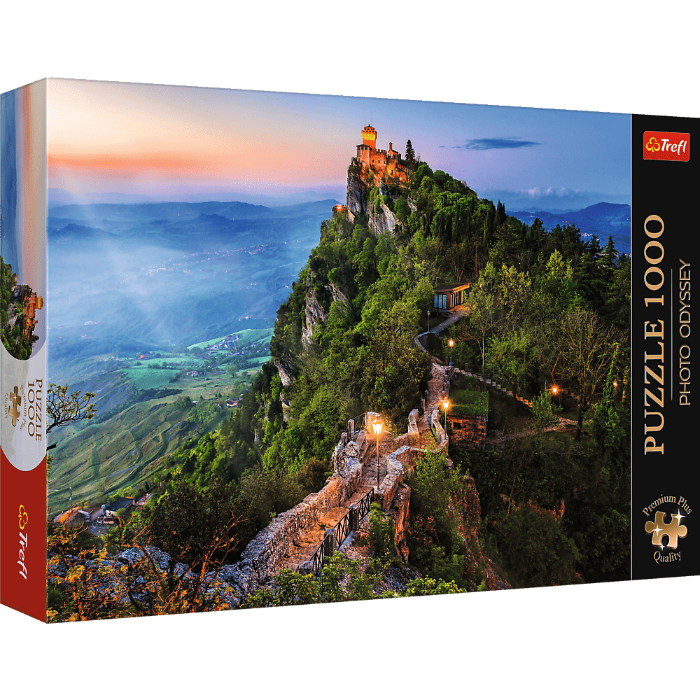 Cesta Torony, San Marino Trefl 1000 darabos kirakó puzzle (TR - 10822 5900511108224) - puzzlegarden