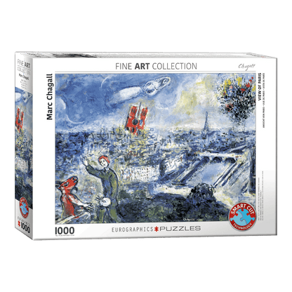 Chagall - Párizsi csokor Eurographics 1000 darabos kirakó puzzle (EUR-6000-0850) - puzzlegarden