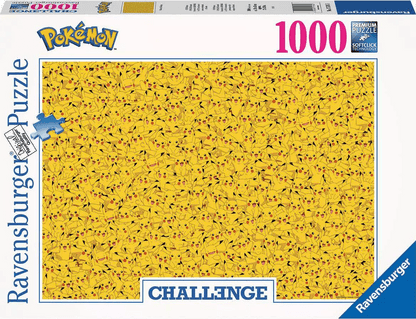 Challenge - Pikachu - kisebb dobozos Ravensburger 1000 darabos kirakó puzzle (RA - 12000829 4005555008293) - puzzlegarden