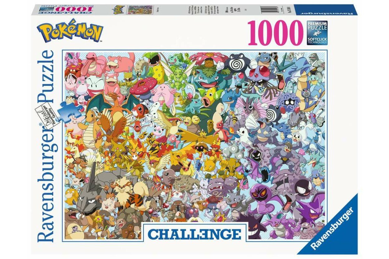 Challenge - Pokémon Ravensburger 1000 darabos kirakó puzzle (RA-15166 4005556151660) - puzzlegarden