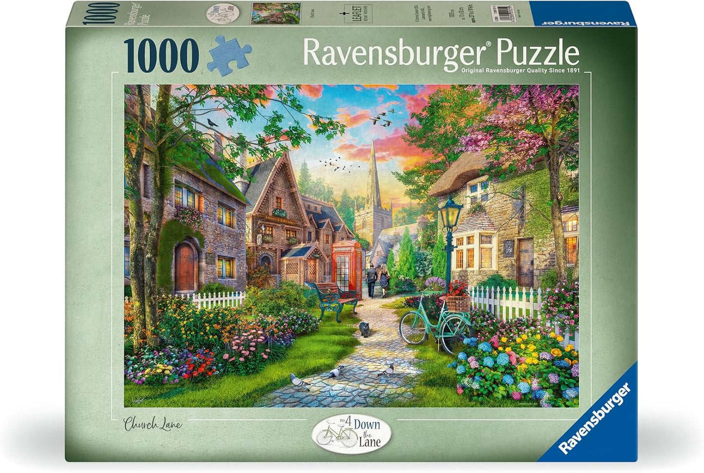 Church Lane Ravensburger 1000 darabos kirakó puzzle (RA - 12001101 4005555011019) - puzzlegarden