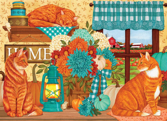 Cicusok a tökmezőn Cobble Hill 500 darabos kirakó puzzle (CH - 45075) - puzzlegarden