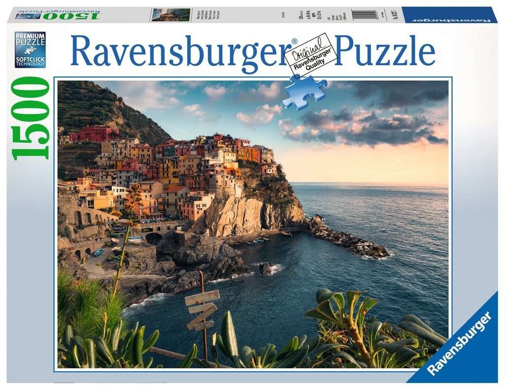 Cinque Terre Kilátás Ravensburger 1500 darabos kirakó puzzle (RA-16227 4005556162277) - puzzlegarden