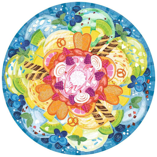 Circle Of Colors - Fagylalt Ravensburger 500 darabos kirakó puzzle (RA-17348 4005556173488) - puzzlegarden