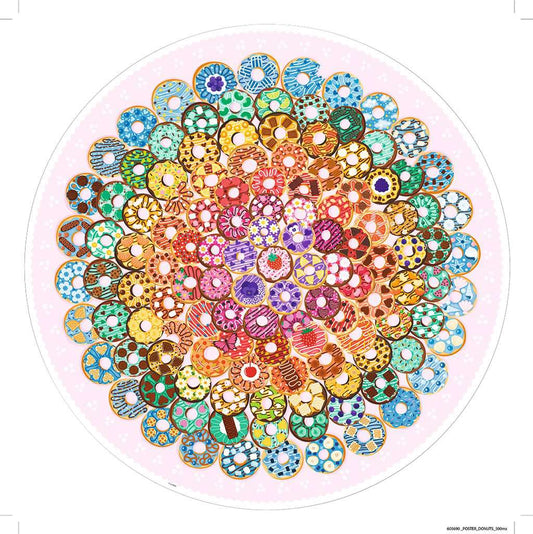 Circle Of Colors - Fánkok Ravensburger 500 darabos kirakó puzzle (RA-17346 4005556173464) - puzzlegarden