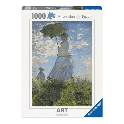 Claude Monet – Nő napernyővel Ravensburger 1000 darabos kirakó puzzle (RA-12002026) - puzzlegarden