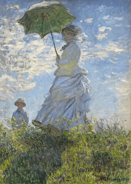 Claude Monet – Nő napernyővel Ravensburger 1000 darabos kirakó puzzle (RA-12002026) - puzzlegarden