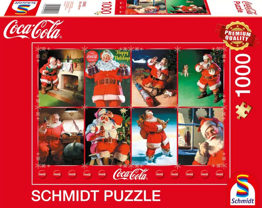 Coca-Cola Mikulás Schmidt 1000 darabos kirakó puzzle (SCH-59956 4001504599560) - puzzlegarden