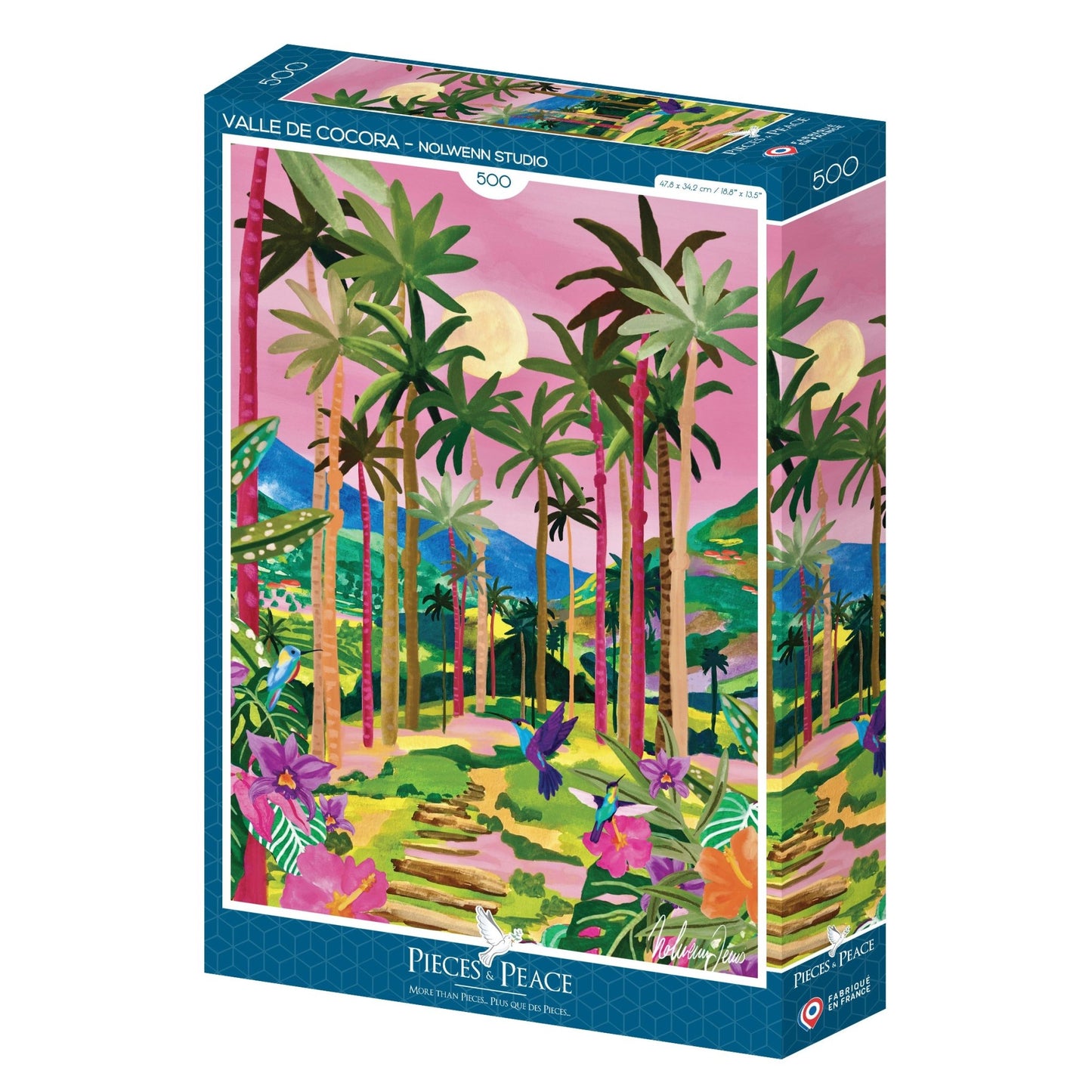 Cocora völgy Pieces & Peace 500 darabos kirakó puzzle (PaP - F - 00168 3667232001686) - puzzlegarden