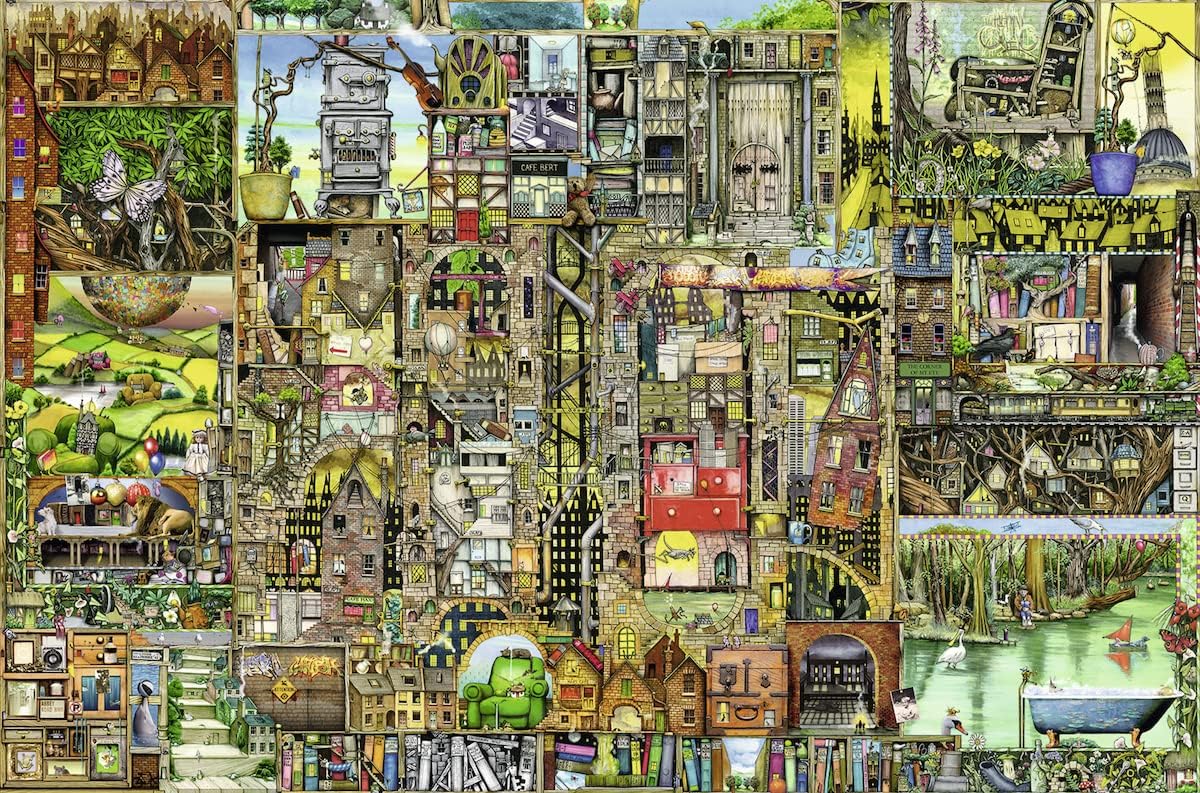 Colin Thompson különös városa Ravensburger 5000 darabos kirakó puzzle (RA-17430) - puzzlegarden