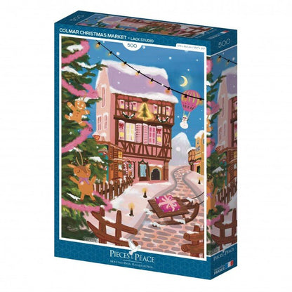 Colmar karácsonyi piac Pieces & Peace 500 darabos kirakó puzzle (PaP - 0133 3770001401331) - puzzlegarden