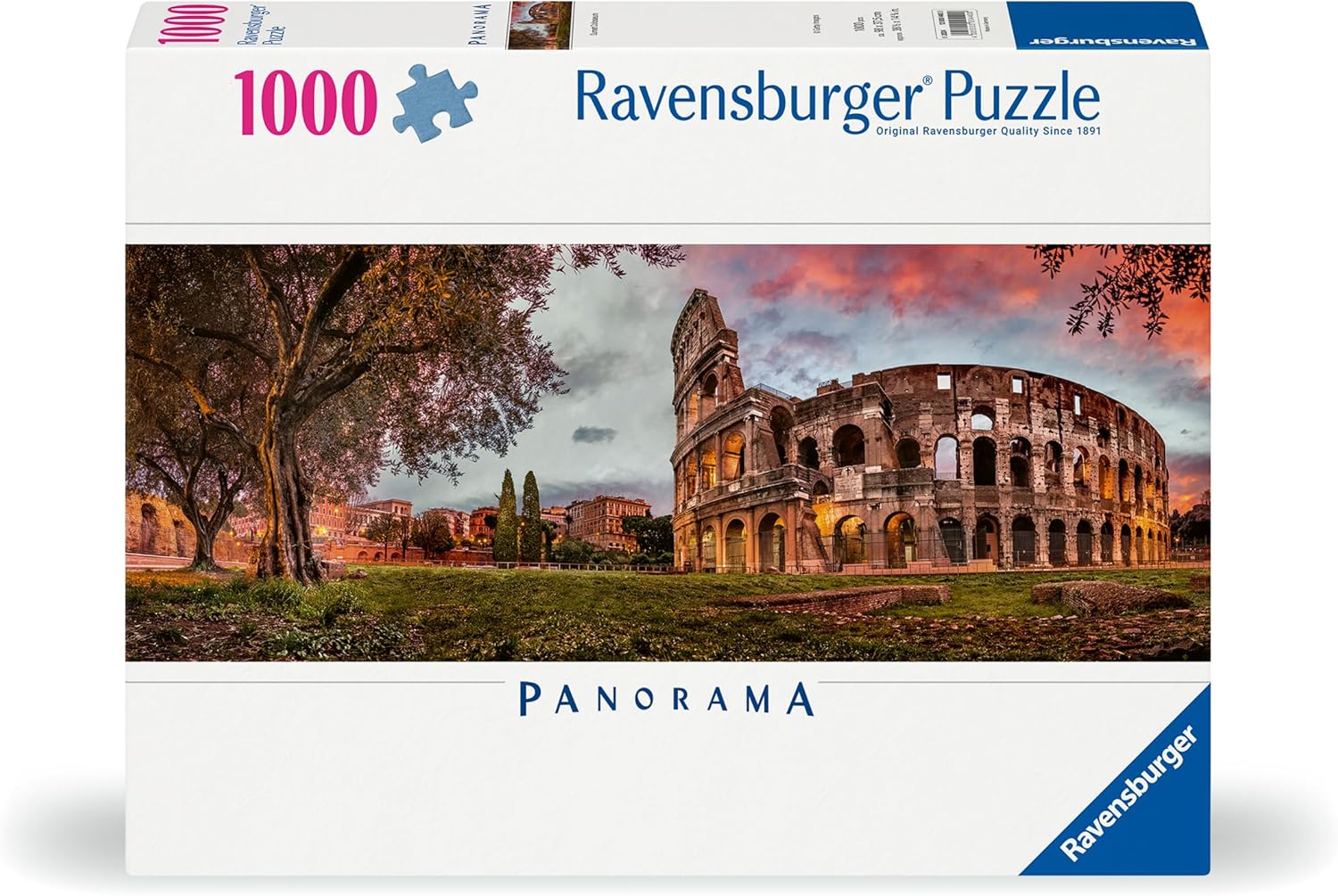 Colosseum a naplementében - panoráma Ravensburger 1000 darabos kirakó puzzle (RA - 12000440 4005555004400) - puzzlegarden