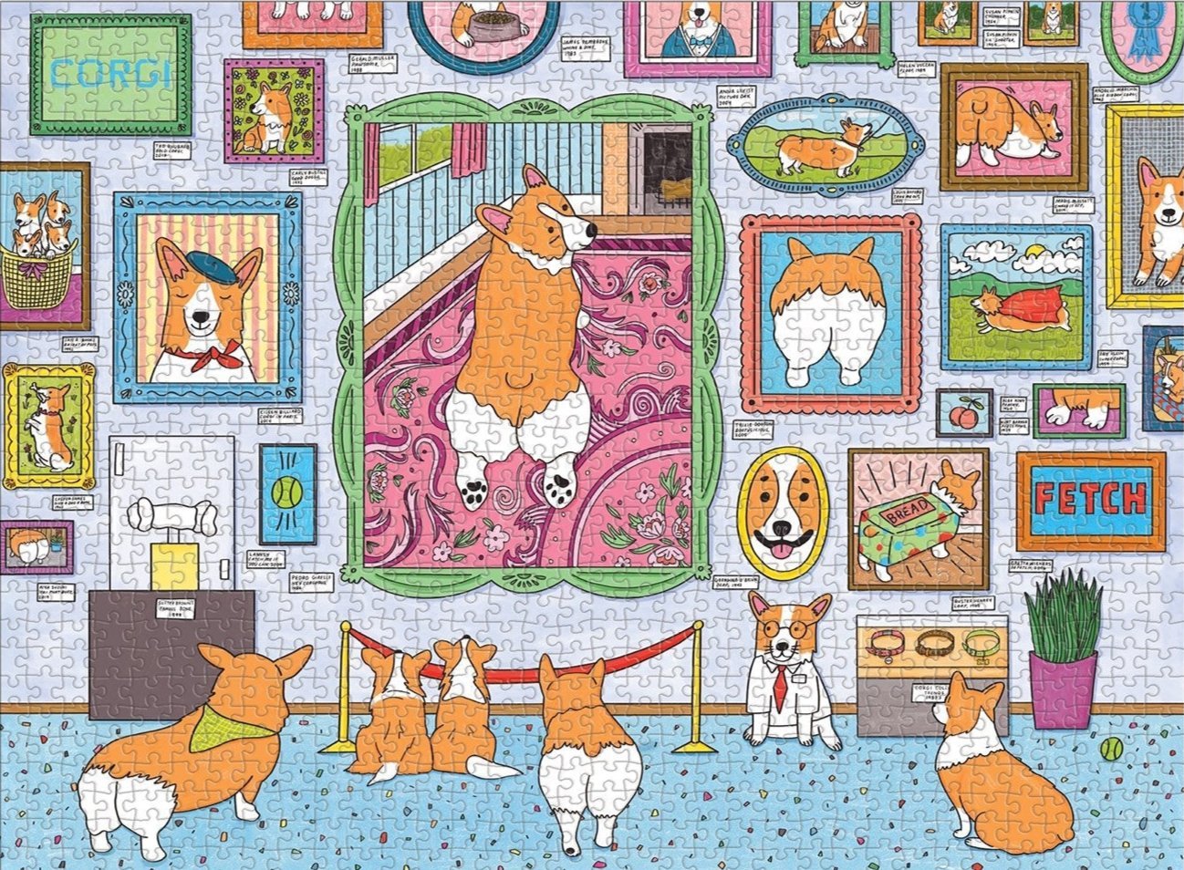 Corgi múzeum Galison 1000 darabos kirakó puzzle (GA - 9780735370463 9780735370463) - puzzlegarden