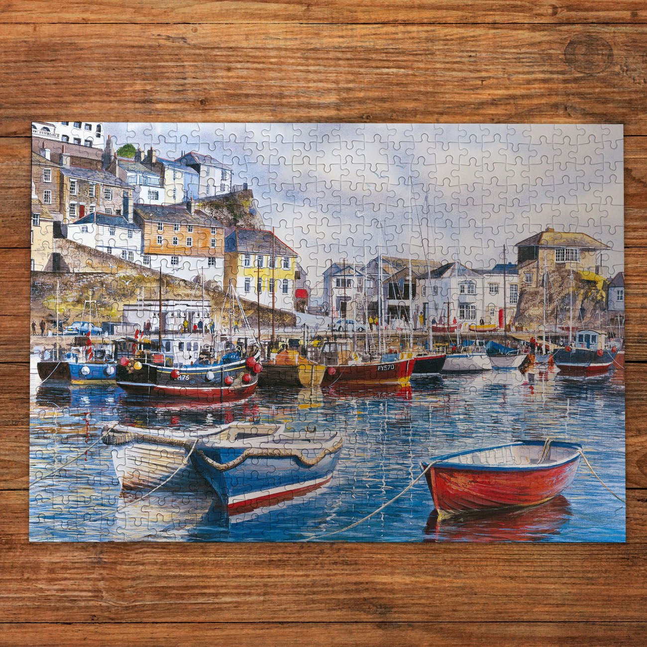 Cornwall a tengerparton – 4x500 Gibsons 500 darabos kirakó puzzle (G-G5073) - puzzlegarden