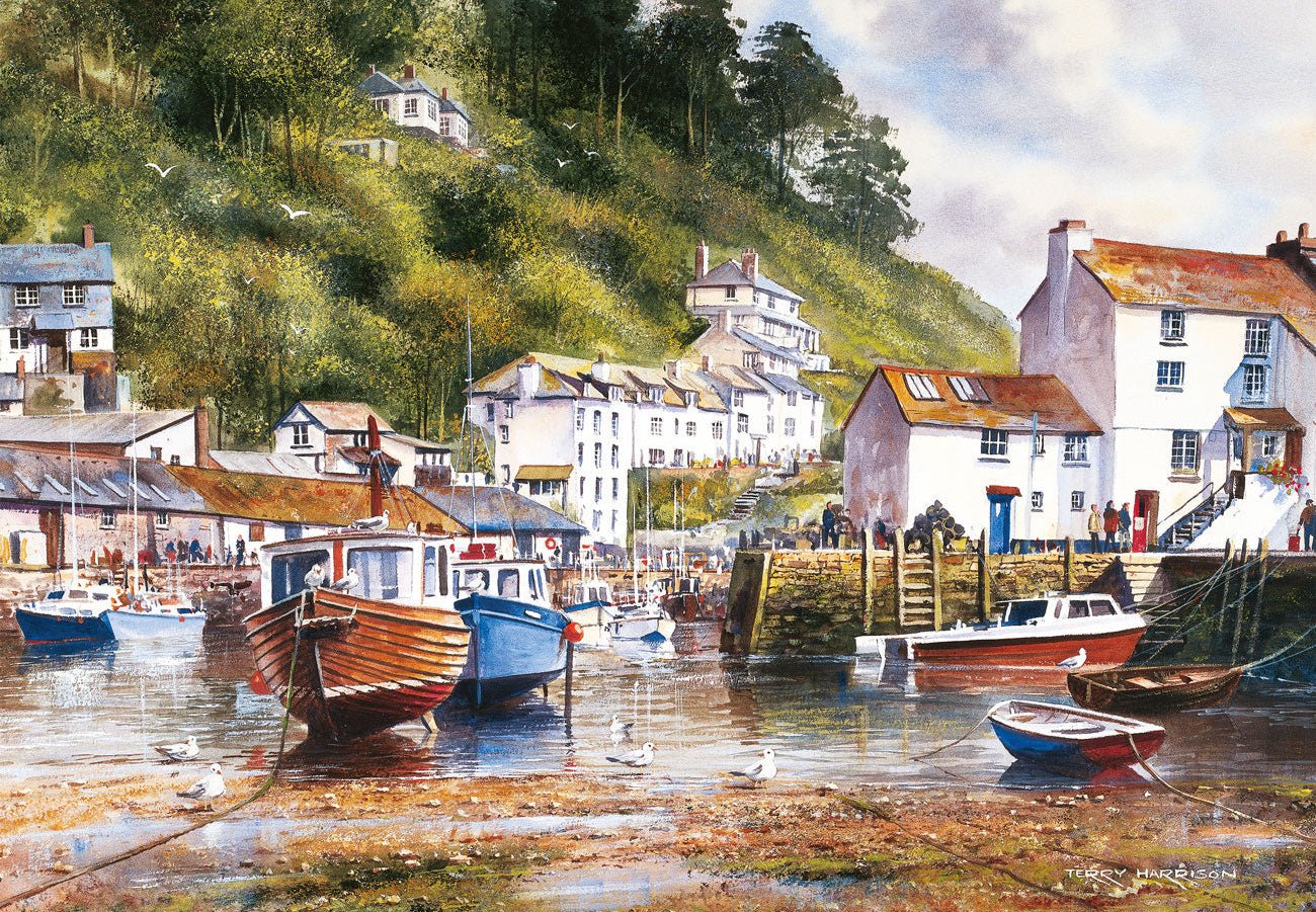 Cornwall a tengerparton – 4x500 Gibsons 500 darabos kirakó puzzle (G-G5073) - puzzlegarden