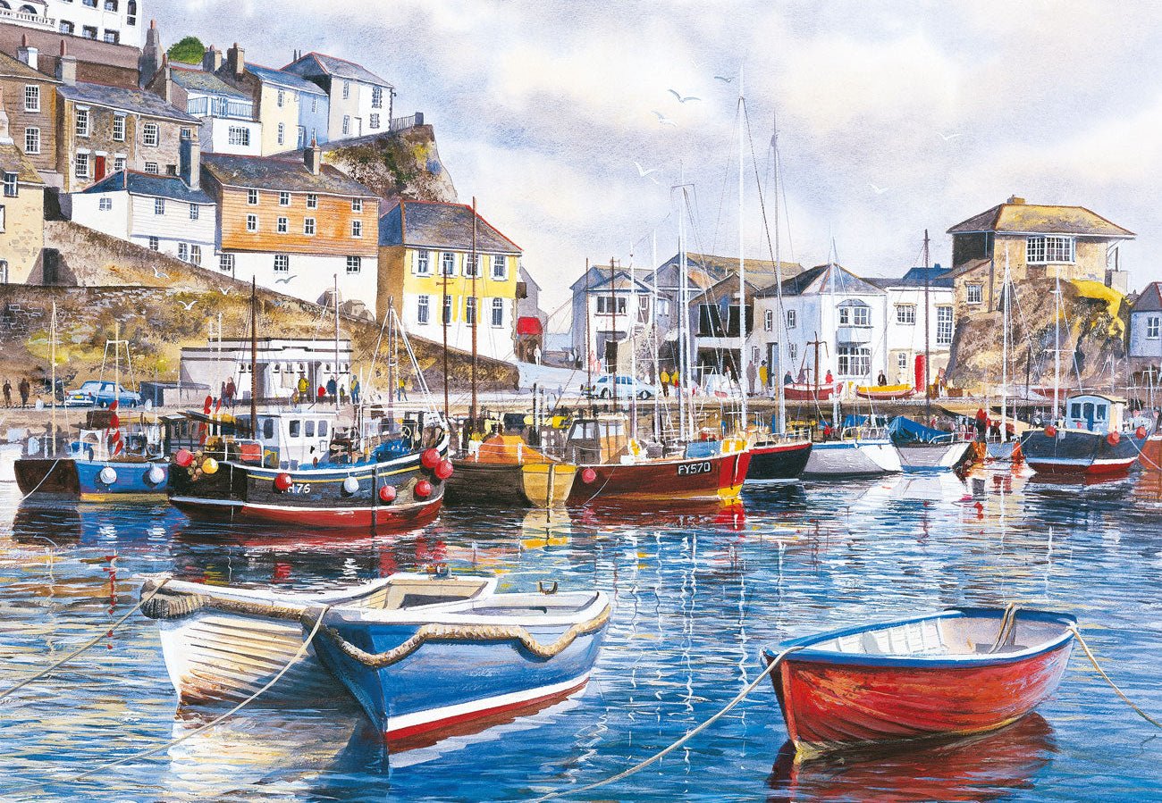 Cornwall a tengerparton – 4x500 Gibsons 500 darabos kirakó puzzle (G-G5073) - puzzlegarden
