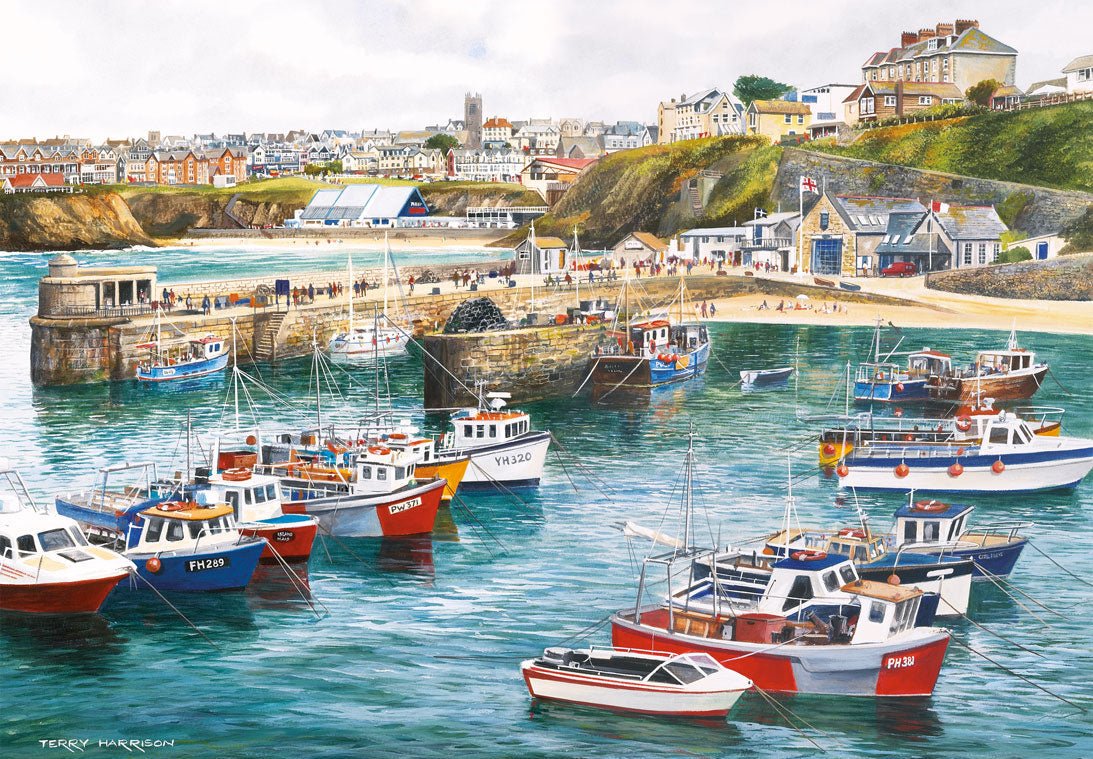 Cornwall a tengerparton – 4x500 Gibsons 500 darabos kirakó puzzle (G-G5073) - puzzlegarden