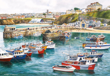 Cornwall a tengerparton – 4x500 Gibsons 500 darabos kirakó puzzle (G-G5073) - puzzlegarden