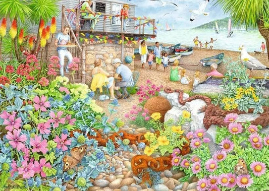 Cosy Cafe Collection No. 1 – Tengerparti kertkávézó Ravensburger 1000 darabos kirakó puzzle (RA-12000282) - puzzlegarden