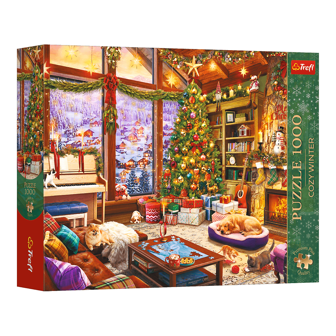 Cozy Winter: Karácsonyi este Trefl 1000 darabos kirakó puzzle (TR-12171) - puzzlegarden