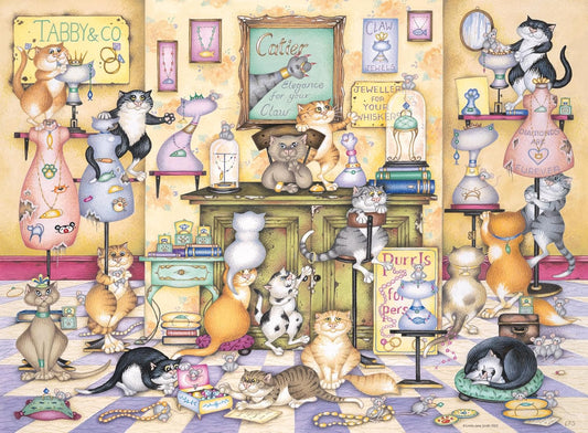 Crazy Cats - Cirmos és társai Ravensburger 500 darabos kirakó puzzle (RA-12001451) - puzzlegarden