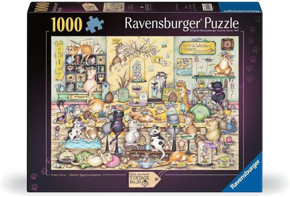 Crazy Cats - Húsvéti őrület Ravensburger 1000 darabos kirakó puzzle (RA-12001755) - puzzlegarden