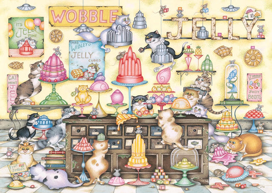 Crazy Cats - Zselémánia Ravensburger 1000 darabos kirakó puzzle (RA - 12001574) - puzzlegarden