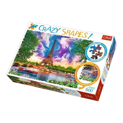 Crazy Shapes - Az égbolt Párizs felett Trefl 600 darabos kirakó puzzle (TR-11115) - puzzlegarden