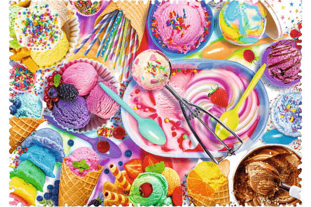 Alom Shape Crazy Shapes - Édes álom 600 darabos Trefl puzzle kirakó 🧩 puzzlegarden