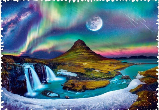 Crazy Shapes - Sarki fény Izland felett Trefl 600 darabos kirakó puzzle (TR-11114 5900511111149) - puzzlegarden